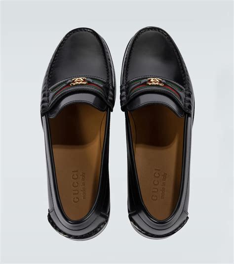 gucci shoes selfridges|men's loafer with interlocking g.